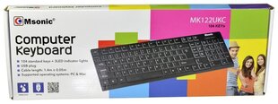 Msonic MK122UK ENG цена и информация | Клавиатуры | pigu.lt