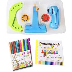 Детский проектор для рисования с 32 мультяшными рисунками и 12 цветными кистями цена и информация | Развивающие игрушки | pigu.lt