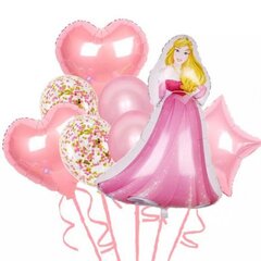 Rožinis balionų rinkinys Princesė, 8 vnt. kaina ir informacija | Balionai | pigu.lt