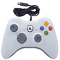 Baltas spalvos laidinis Xbox 360 valdiklis цена и информация | Žaidimų konsolės | pigu.lt