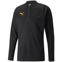 Vyriškas Puma individualFINAL 1/4 Zip treniruočių džemperis 657950 45, juodas kaina ir informacija | Futbolo apranga ir kitos prekės | pigu.lt