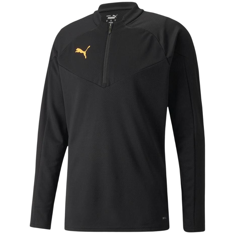 Vyriškas Puma individualFINAL 1/4 Zip treniruočių džemperis 657950 45, juodas цена и информация | Futbolo apranga ir kitos prekės | pigu.lt