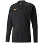 Vyriškas Puma individualFINAL 1/4 Zip treniruočių džemperis 657950 45, juodas цена и информация | Futbolo apranga ir kitos prekės | pigu.lt