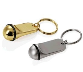 Pakabukas raktams, aukso spalvos, 5x2cm/50g, kaina ir informacija | Raktų pakabukai | pigu.lt