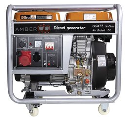 Дизельный генератор Amber-Line DGX75 X-Class, 6.0кВт, 230/400В цена и информация | Электрогенераторы | pigu.lt