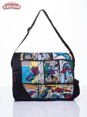 Krepšys per petį Disney Spider Man, juodas kaina ir informacija | Kuprinės mokyklai, sportiniai maišeliai | pigu.lt