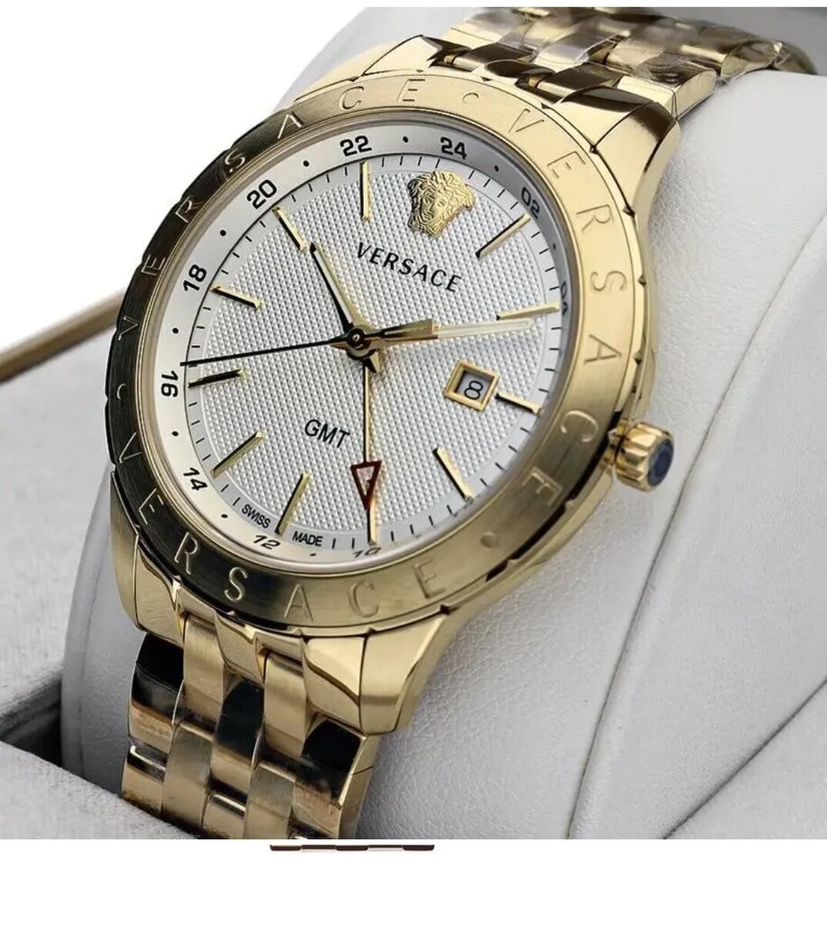 Vyriškas laikrodis Versace Univers Quartz White Dial VEBK00518 kaina ir informacija | Vyriški laikrodžiai | pigu.lt