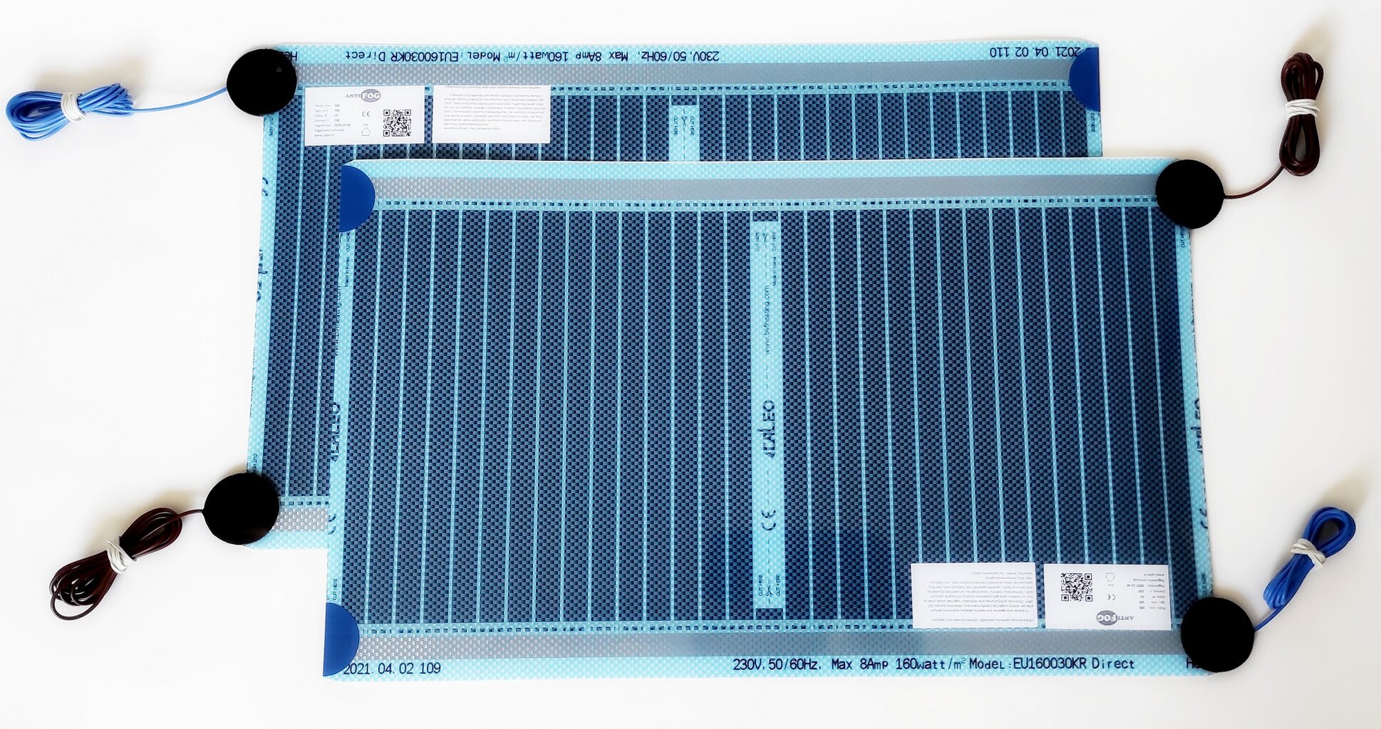 Veidrodžio šildymo kilimėlis Anti-Fog 800x1500 kaina ir informacija | Grindų ir veidrodžių šildymo kilimėliai | pigu.lt