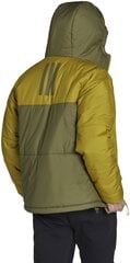 Мужская куртка Adidas Bsc 3s Puffy Hj Green Yellow HG8753 HG8753/M цена и информация | Мужские куртки | pigu.lt