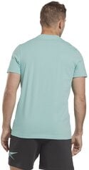 Marškinėliai vyrams Reebok, mėlyni kaina ir informacija | Vyriški marškinėliai | pigu.lt
