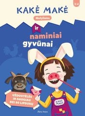 Kakė Makė ir naminiai gyvūnai. Mažyliams: užduotėlės ir daugiau nei 80 lipdukų цена и информация | Lavinamosios knygos | pigu.lt