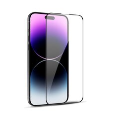 Hallo Full Face Tempered Glass Защитное стекло с рамкой Apple iPhone 14 Pro цена и информация | Защитные пленки для телефонов | pigu.lt