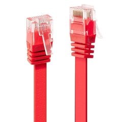 Кабель CAT6 U/UTP 47510 LINDY, 0.3 м, красный цена и информация | Кабели и провода | pigu.lt