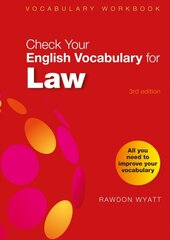 Check Your English Vocabulary for Law: All you need to improve your vocabulary BI Rebrand kaina ir informacija | Užsienio kalbos mokomoji medžiaga | pigu.lt