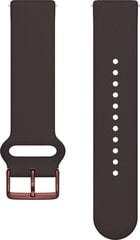 Polar ремешок для часов 20 мм S-L T, коричневый силикон цена и информация | Аксессуары для смарт-часов и браслетов | pigu.lt
