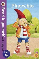 Pinocchio - Read it yourself with Ladybird: Level 4: Level 4, Level 4 цена и информация | Книги для малышей | pigu.lt