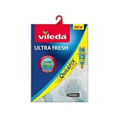 Чехол для гладильной доски Vileda 168989 Ultrafresh Quick Fix Серый (130 x 45 cm) цена и информация | Гладильные доски | pigu.lt