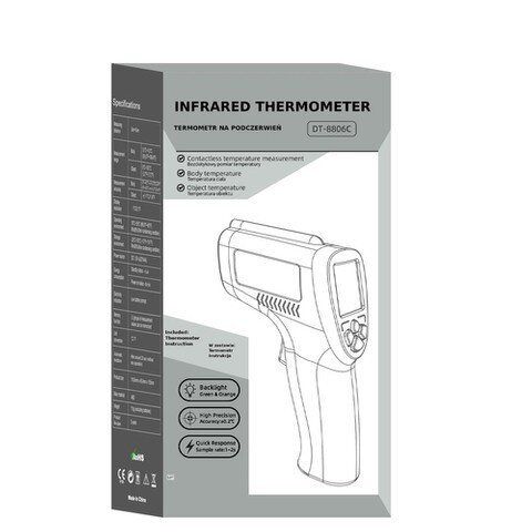 Infrared Thermometer T18700 цена и информация | Termometrai | pigu.lt