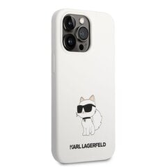 Karl Lagerfeld Liquid Silicone Choupette NFT Case for iPhone 13 Pro Max White цена и информация | Чехлы для телефонов | pigu.lt