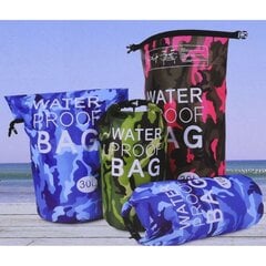 Vandeniui atsparus krepšys, 30 ml, rožinis kaina ir informacija | Vandeniui atsparūs maišai, apsiaustai nuo lietaus | pigu.lt