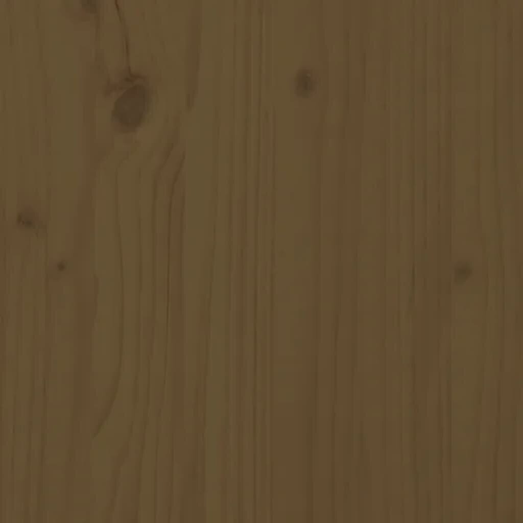 Komoda, Pušies medienos masyvas, 83x41,5x100cm, medaus ruda kaina ir informacija | Komodos | pigu.lt