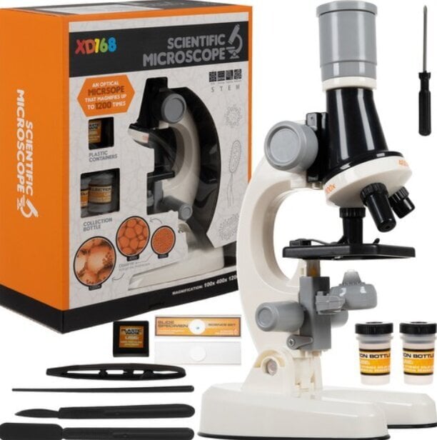Žaislinis mikroskopas vaikams 1200x kaina ir informacija | Lavinamieji žaislai | pigu.lt