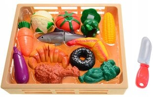 Žaidimo rinkinys vaisiai, daržovės, plastikas (6103) 1530 kaina ir informacija | Žaislai mergaitėms | pigu.lt