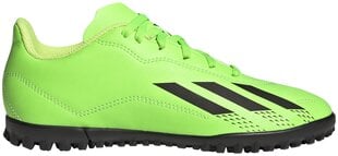 Футбольные бутсы Adidas X Speedportal. 4 Tf J Green GW8509 GW8509/3.5 цена и информация | Детская спортивная обувь | pigu.lt