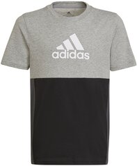 Футболка Adidas U Cb Tee Black Grey HN8561 HN8561/128 цена и информация | Рубашка для мальчиков | pigu.lt