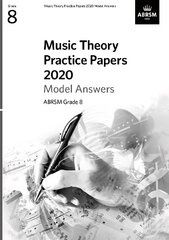 Music Theory Practice Papers 2020 Model Answers, ABRSM Grade 8 kaina ir informacija | Knygos apie meną | pigu.lt