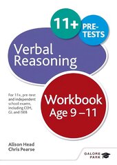 Verbal Reasoning Workbook Age 9-11: For 11plus, pre-test and independent school exams including CEM, GL and ISEB kaina ir informacija | Knygos paaugliams ir jaunimui | pigu.lt