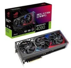 Видеокарта Asus ROG Strix GeForce RTX 4090 OC Edition 24ГБ GDDR6X (ROG-STRIX-RTX4090O24G-GAM) цена и информация | Видеокарты (GPU) | pigu.lt