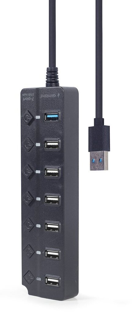 Gembird UHB-U3P1U2P6P-01 цена и информация | Adapteriai, USB šakotuvai | pigu.lt