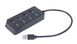 Gembird UHB-U3P1U2P3P-01 цена и информация | Адаптеры, USB-разветвители | pigu.lt