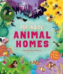 Pop Inside: Animal Homes kaina ir informacija | Knygos mažiesiems | pigu.lt