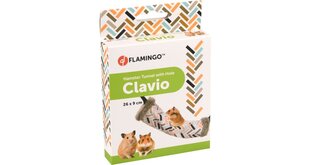 Туннель для хомяка Flamingo Clavio, 26x9 см цена и информация | Клетки и аксессуары для грызунов | pigu.lt