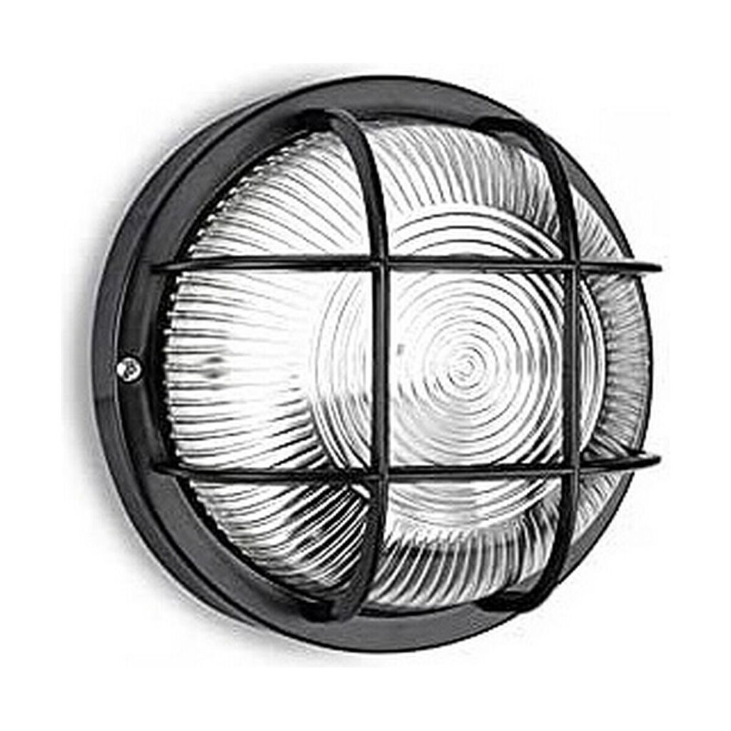 Sieninis šviestuvas EDM Tarragona 40 W, juodas kaina ir informacija | Lauko šviestuvai | pigu.lt