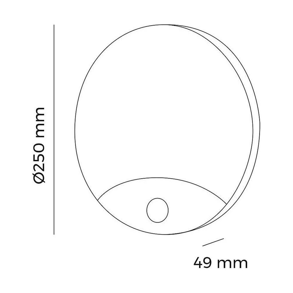 LED sienos šviesa EDM 1850 Lm Balta Spalvotas 15 W 1250 Lm (4000 K) kaina ir informacija | Sieniniai šviestuvai | pigu.lt