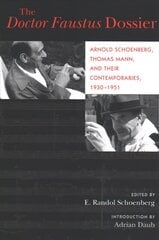 Doctor Faustus Dossier: Arnold Schoenberg, Thomas Mann, and Their Contemporaries, 1930-1951 цена и информация | Книги об искусстве | pigu.lt