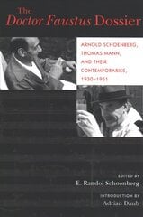 Doctor Faustus Dossier: Arnold Schoenberg, Thomas Mann, and Their Contemporaries, 1930-1951 kaina ir informacija | Knygos apie meną | pigu.lt