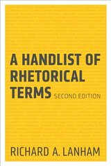 Handlist of Rhetorical Terms 2nd edition kaina ir informacija | Užsienio kalbos mokomoji medžiaga | pigu.lt