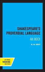 Shakespeare's Proverbial Language: An Index цена и информация | Рассказы, новеллы | pigu.lt