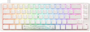 Игровая клавиатура Ducky ONE 3 Classic Pure White SF 65% RGB Hot-Swap, US, MX Clear Switch цена и информация | Клавиатуры | pigu.lt