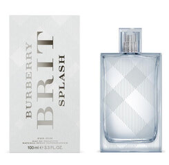 Burberry Brit splash EDT для мужчин 100 мл цена и информация | Мужские духи | pigu.lt