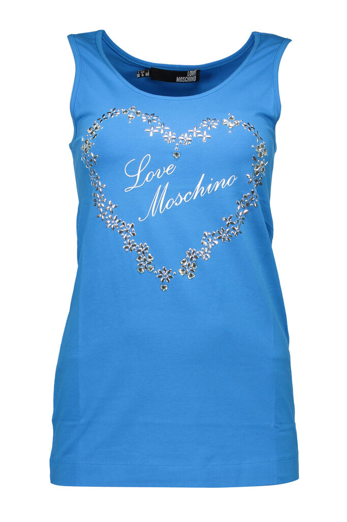 Love Moschino marškinėliai moterims W-4-E21-06-E-1257 kaina ir informacija | Marškinėliai moterims | pigu.lt