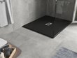 Stačiakampis dušo padėklas Mexen Hugo SMC su sifonu, Black+Inox, 110,120,130,140,150,160,170,180,200 x 100 cm kaina ir informacija | Dušo padėklai | pigu.lt