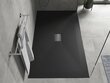 Stačiakampis dušo padėklas Mexen Hugo SMC su sifonu, Black+Inox, 110,120,130,140,150,160,170,180,200 x 100 cm kaina ir informacija | Dušo padėklai | pigu.lt