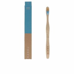Dantų šepetėlis Banbu Tootbrush, vidutinio minkštumo, mėlynas, 1 vnt. цена и информация | Зубные щетки, пасты | pigu.lt