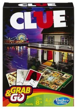 Детективная Игра Clue Hasbro, дорожная версия цена и информация | Настольные игры, головоломки | pigu.lt