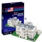 3D dėlionė CubicFun „Baltieji rūmai“, 65 detalės kaina ir informacija | Dėlionės (puzzle) | pigu.lt
